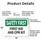Signmission First Aid And CPR Kit, 14 in W x Rectangle, Aluminum OS-2PACK-SF-A-1014-L-10620 - alternate 2